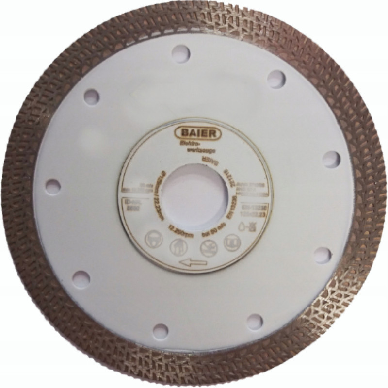 Baier/Wolfmann TARCZA D. GRES 125mm WHITE WOLF /CERAMIKA GRES