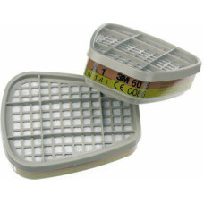 3M FILTER AGAINST GASES AND FUMES /2PCS + FORMALDEHYDE 3M6075 A1
