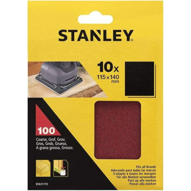 Stanley STA.PAPIER ŚCIERNY 115x140mm P100 /1szt.