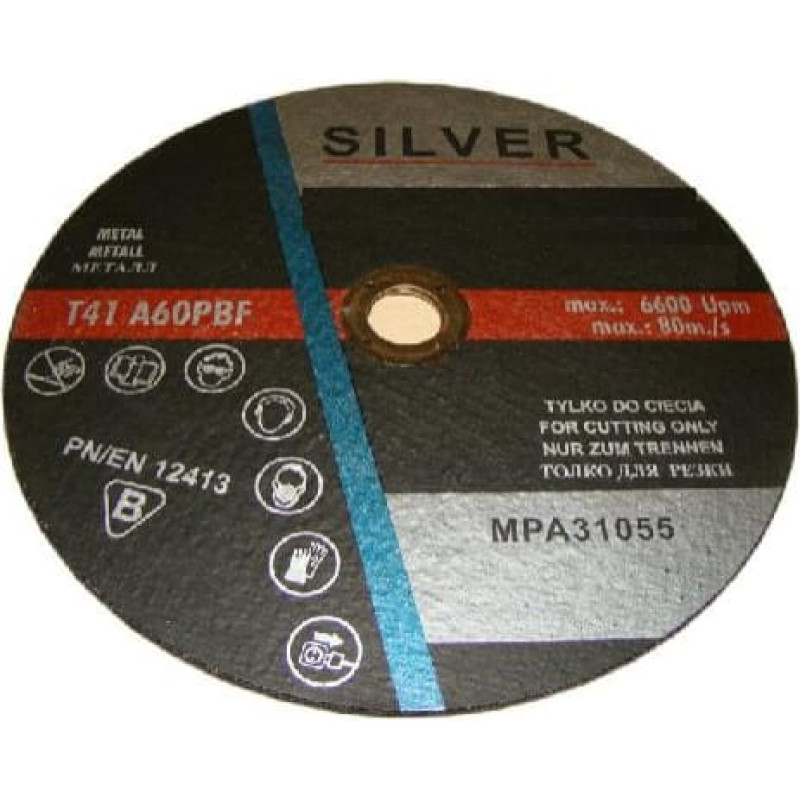 Silver TARCZA DO CIĘCIA METALU 125 x 2,5 x 22,2mm