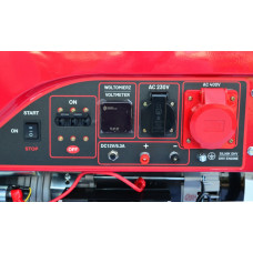 Awtools AW 3-PHASE PETROL GENERATOR 5.0kW 230/400V w/ ELECTRIC START BLACK LINE