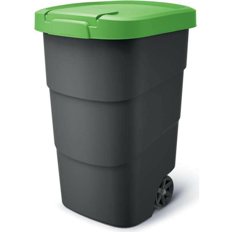 Prosperplast KEDEN KOSZ NA ŚMIECI WHEELER 90 L - ZIELONY