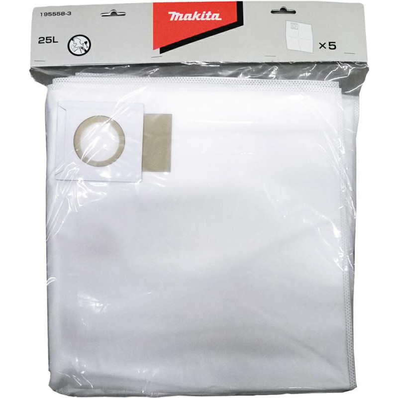 Makita WORKI FLIZELINOWE 25L DO VC3211H/M,VC3211M,VC3210L /5szt.