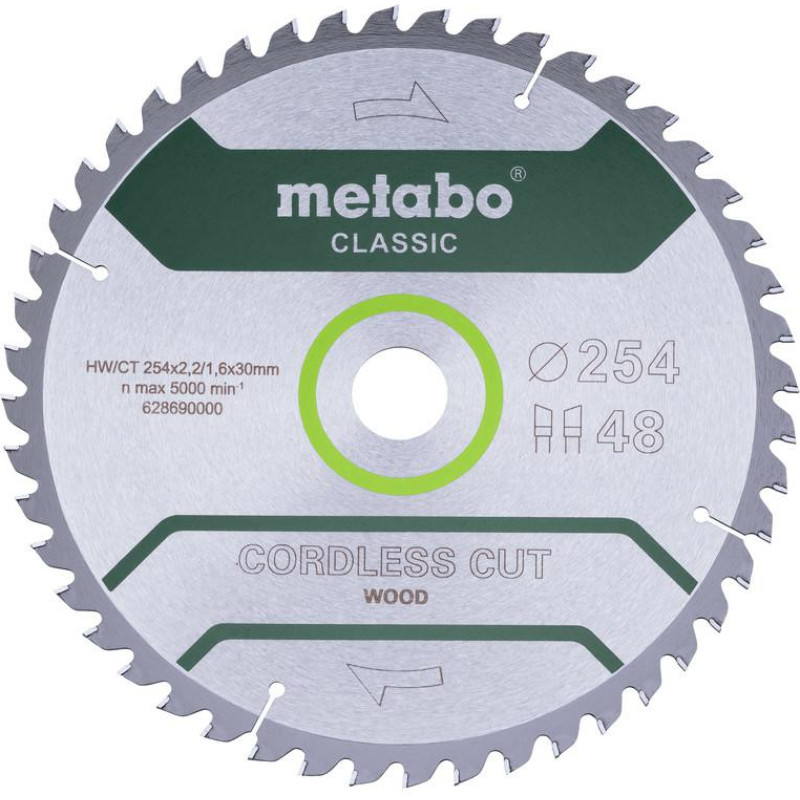 Metabo PIŁA TARCZOWA HW/CT 254x30x48z    CORDLESS CUT WOOD CLASSIC