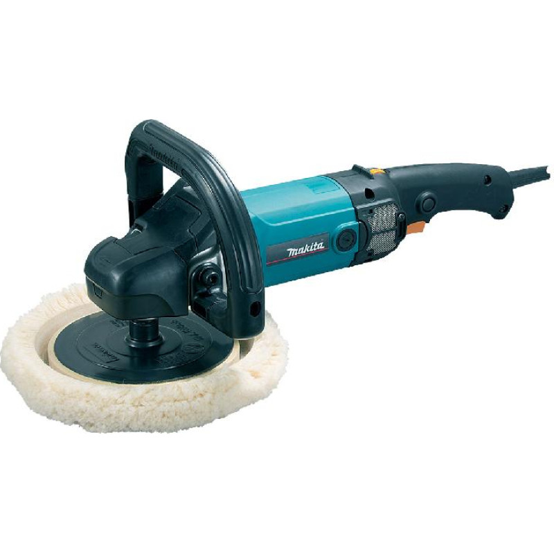 Makita rotary sander 9237CB 180mm, polishing machine (blue / black, 1200 Watt)