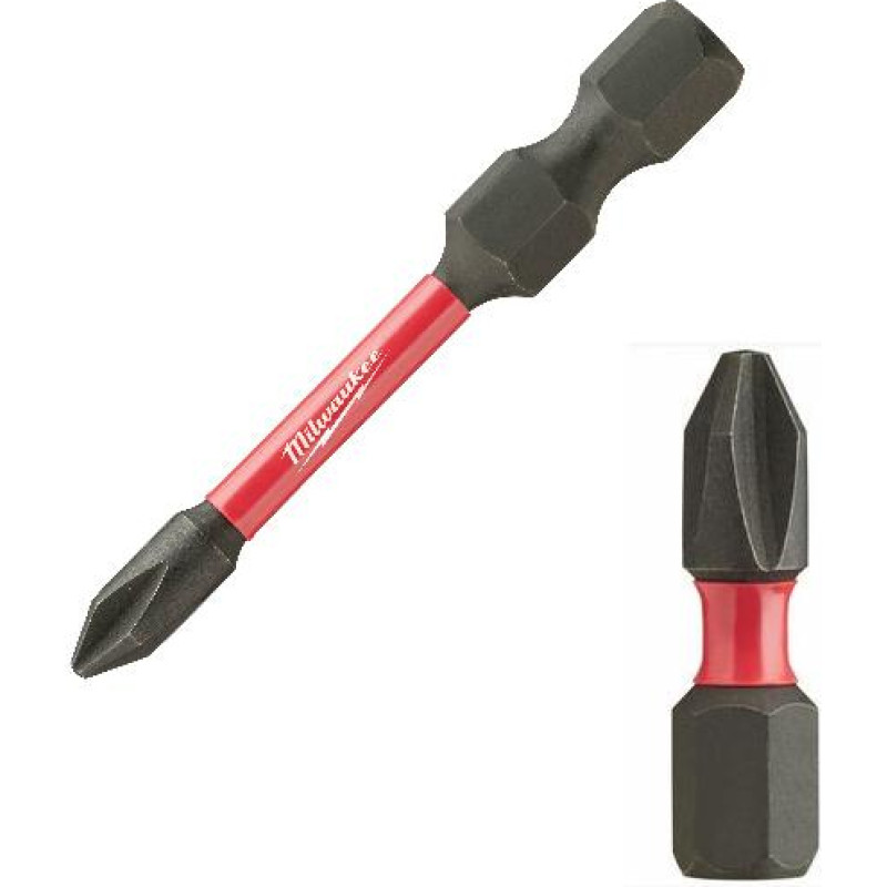 Milwaukee KOŃCÓWKA PZ2 x 90mm/ 1szt. SHOCKWAVE