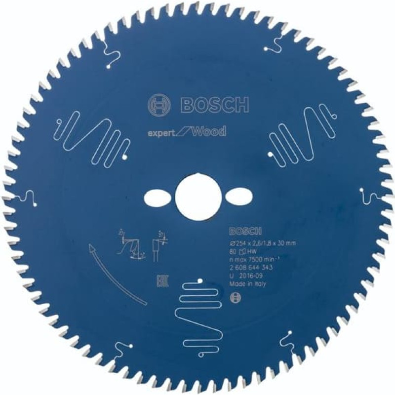 Bosch Circ. Saw Blade EX WO T 254x30-80
