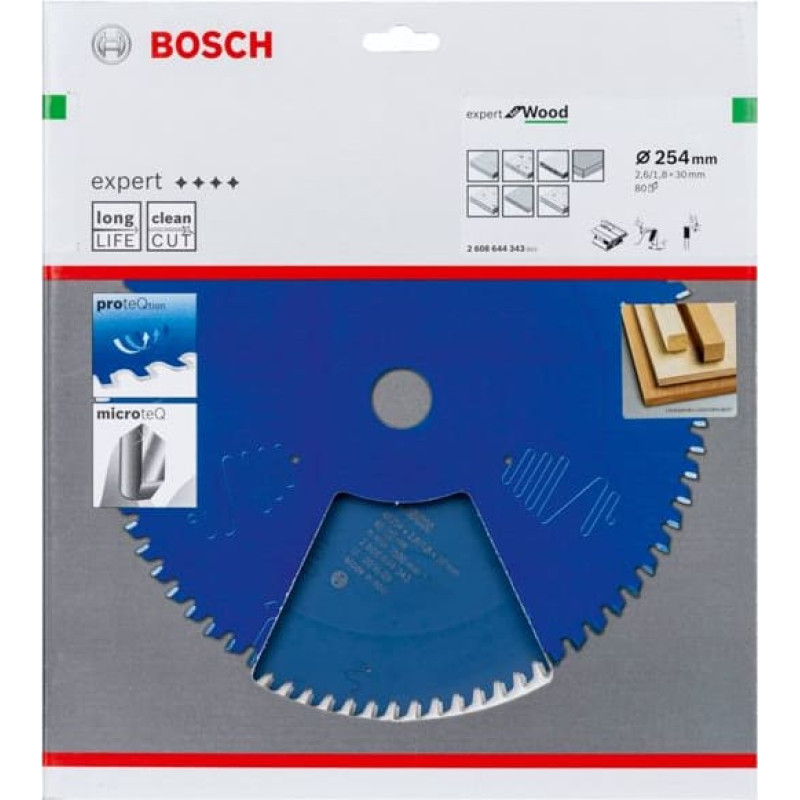 Bosch Circ. Saw Blade EX WO T 254x30-80