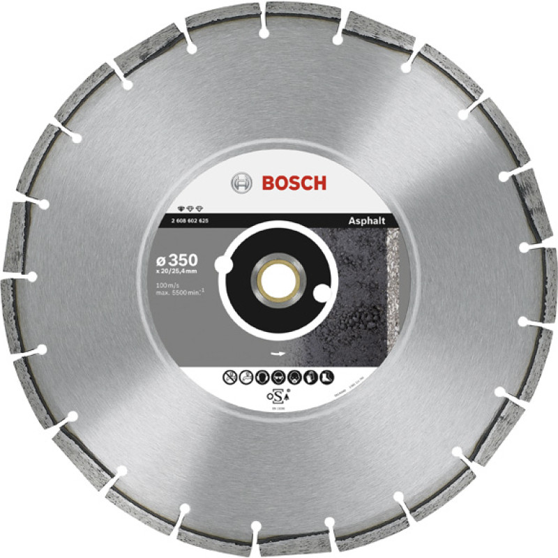 Bosch DIAMOND DISC 350X25,4 SEG ASFALT