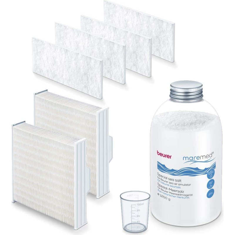 Beurer maremed MK 500 combination set, filter + 1,250g salt bottle