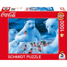 Schmidt Spiele Coca-Cola - polar bears, jigsaw puzzle (1000 pieces)