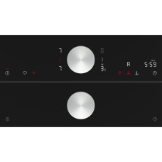 Neff T66STY4L0 N 90, self-sufficient hob (black/stainless steel, 60 cm)
