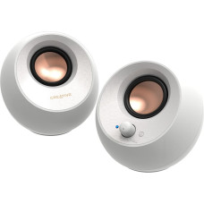 Creative Labs Creative Pebble V3, PC speakers (white, Bluetooth, USB-C, jack)