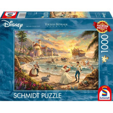 Schmidt Spiele Thomas Kinkade Studios: Disney Dreams Collection - The Little Mermaid Celebration of Love, Puzzle (1000 pieces)