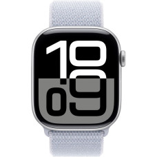 Apple Watch 10 46mm GPS Alu Sport Loop Silver/Blue Cloud