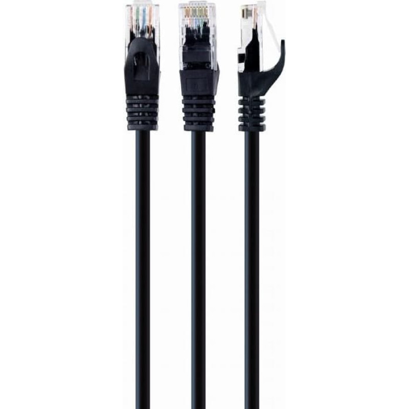 Gembird PATCH CABLE CAT6 UTP 0.25M/PP6U-0.25M/BK GEMBIRD