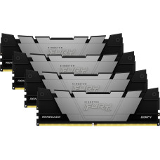 Kingston FURY DDR4 - 64GB - 3600 - CL - 16 (4x 16 GB) quad kit, RAM (black, KF436C16RB12K4/64, Renegade, INTEL XMP)
