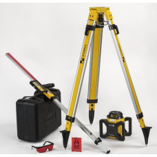 Stabila Lazerinis rotacinis  nivelyras LAR 160 + trikojis + liniuotė, Stabila