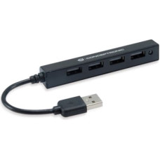 Conceptronic HUBBIES05B sąsajos šakotuvas USB 2.0 480 Mbit/ai Juoda