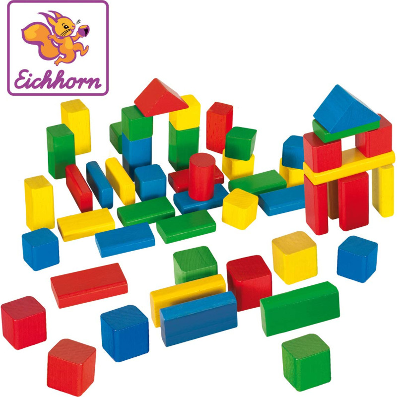Simba-Dickie Eichhorn Colorful Wooden Blocks - 100050161
