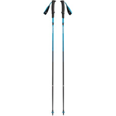 Black Diamond Trekking Poles Distance Carbon Z (anthracite/blue, 1 pair, 125 cm)