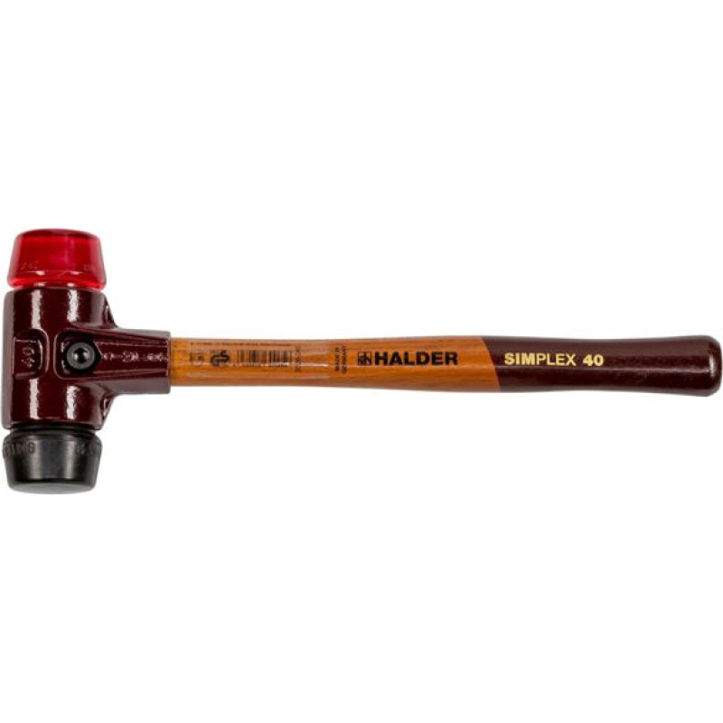 Halder SIMPLEX soft-face mallet 40 comp. rubber/plast. TE SIMPLE