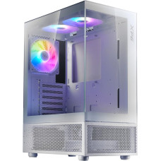 Adata Case|ADATA|INVADER X MINI|MidiTower|Case product features Transparent panel|ATX|MicroATX|MiniITX|Colour White|INVADERXMINIMT-WHCWW