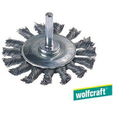 Wolfcraft SZCZOTKA TARCZOWA 70mm   DRUT SPLATANY, TRZPIEŃ