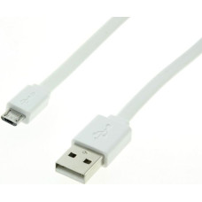 Roline Kabel USB Roline USB-A - microUSB 1 m Biały (11.02.8761)