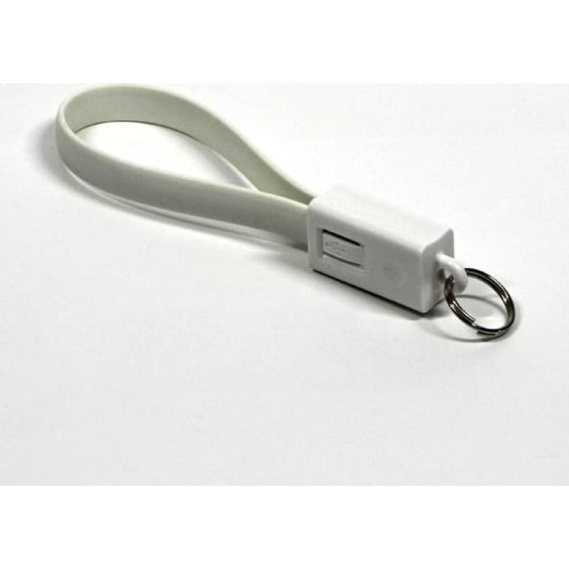 Logo USB cable Logo USB-A - White