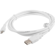 Lanberg USB cable Lanberg USB-A - microUSB 1.8 m White (CA-USBM-10CC-0018-W)