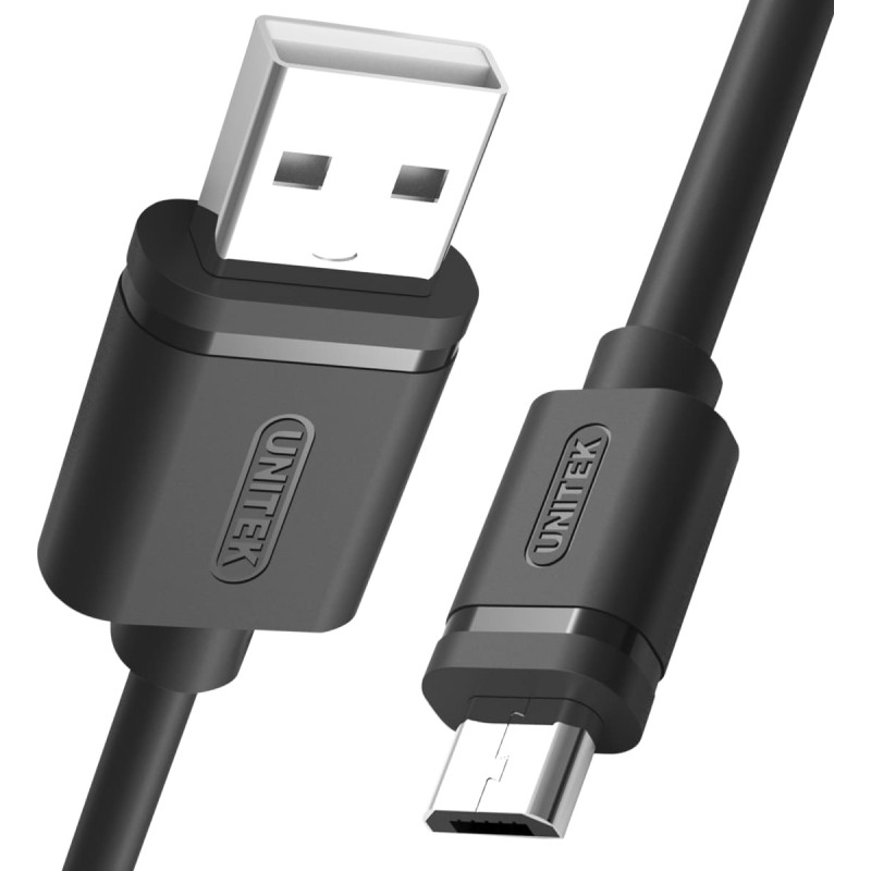 Unitek USB cable Unitek USB-A - microUSB 1.5 m Black (Y-C434GBK)