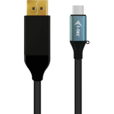 I-Tec C31CBLDP60HZ vaizdo kabelio adapteris 1,5 m C tipo USB DisplayPort Juoda
