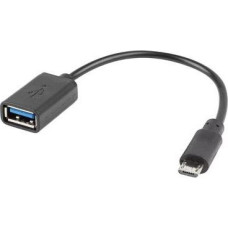 Lanberg USB adapter Lanberg microUSB - USB Black (AD-OTG-UM-01)