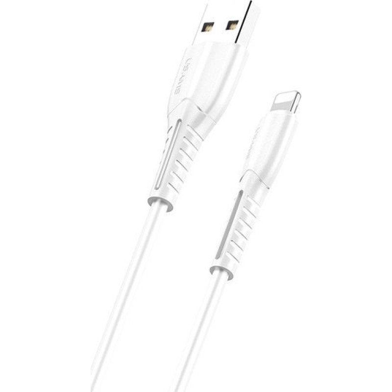 Usams USB cable Usams USB-A - Lightning 1 m White (63867-uniw)