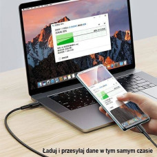 Usams USB cable Usams USB-A - USB-C 1.2 m Black (112230)