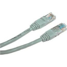 Logo Cat.5, RJ45 M-7m, nieekranowany, szary, Logo