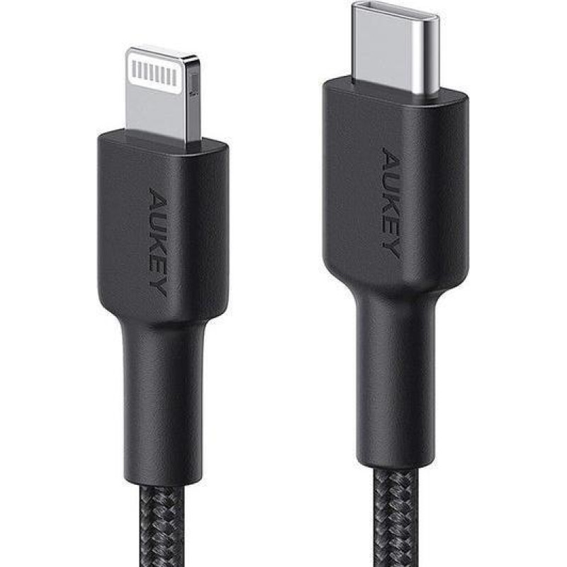 Aukey USB cable Aukey USB-C - Lightning 2 m Black (EP-DW700CBE)