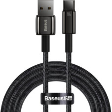 Baseus Tungsten Gold Cable USB to USB-C, 100W, 2m (black)