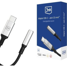 3MK USB adapter 3MK USB-C - Jack 3.5mm Silver (8_2304762)
