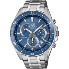 Edifice Zegarek sportowy EDIFICE Casio Edifice EFR-552D-2AVUEF100m srebrny