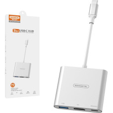 Vega Adapter USB Vega ADAPTER HOST USB-C SOMOSTEL SMS-BZ07 PD 60W 1XTYP-C 1XUSB 1XHDMI DEX HUB>