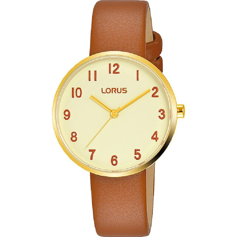 Lorus Zegarek Lorus Zegarek marki Lorus model RG222 kolor Brązowy. Akcesoria damski. Sezon: Cały rok NoSize