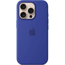 Apple Silicone Case with MagSafe (blue, iPhone 16 Pro)