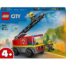 Lego 60463 City Fire Ladder Vehicle, Construction Toy