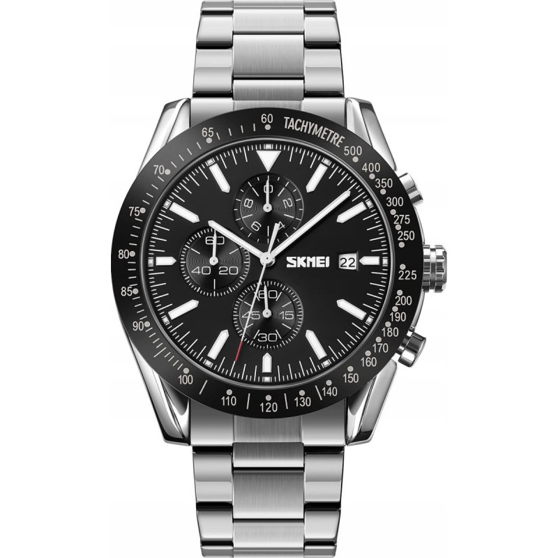 Skmei Zegarek Męski Skmei 9253SIBK + BOX