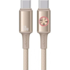Usams Kabel USAMS Huan Series SJ752 60W USB-C  do USB-C 1,2 m tytanowy