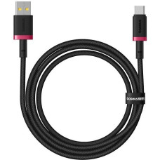 Baseus Kabel Baseus Dura USB-Typ C 60W 2m (czerwono-czarny)