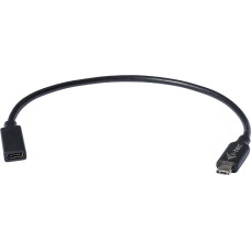 I-Tec C31EXTENDCBL USB kabelis 0,3 m USB 3.1 Type-C Juoda