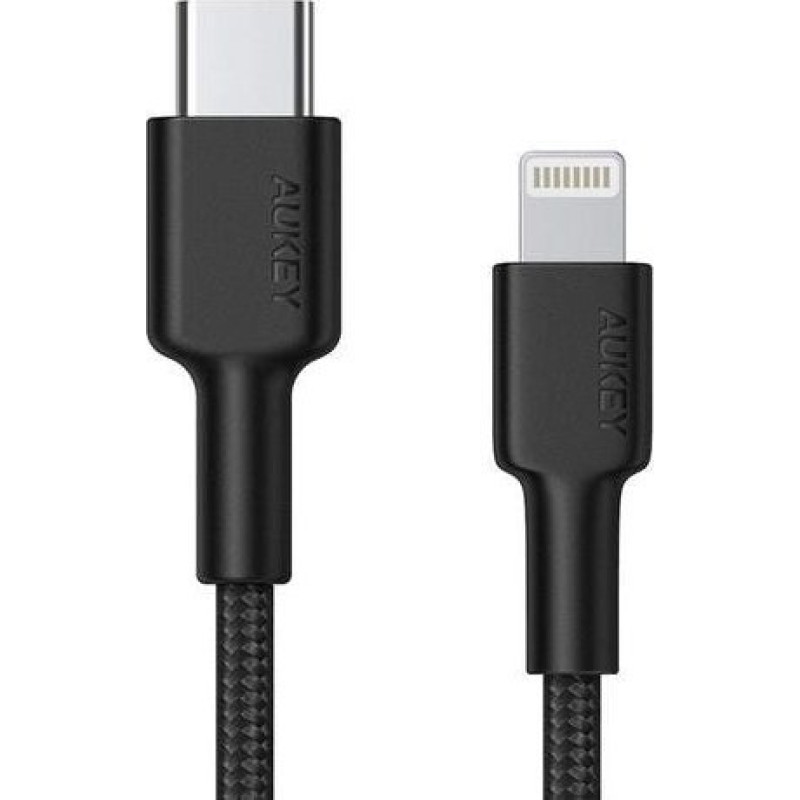 Aukey USB cable Aukey USB-C - Lightning 1.8 m Black (CB-CL4)
